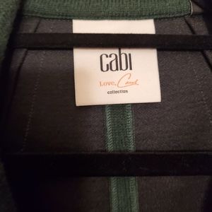 Forest green CAbi stretch jacket